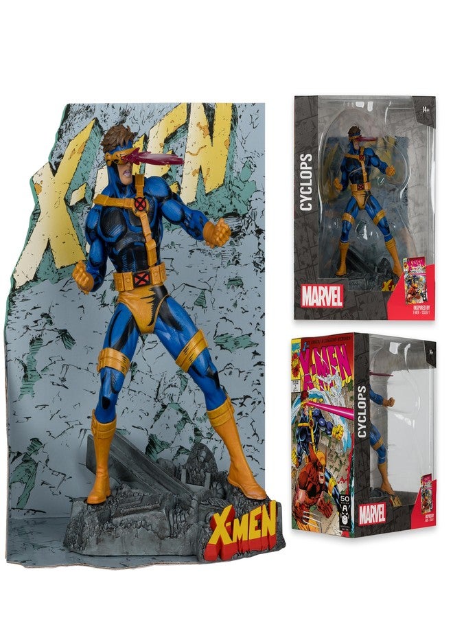 McFarlane Toys - Marvel Cyclops 1:10th Scale Collectible with Scene (X-Men #1) - Image 4